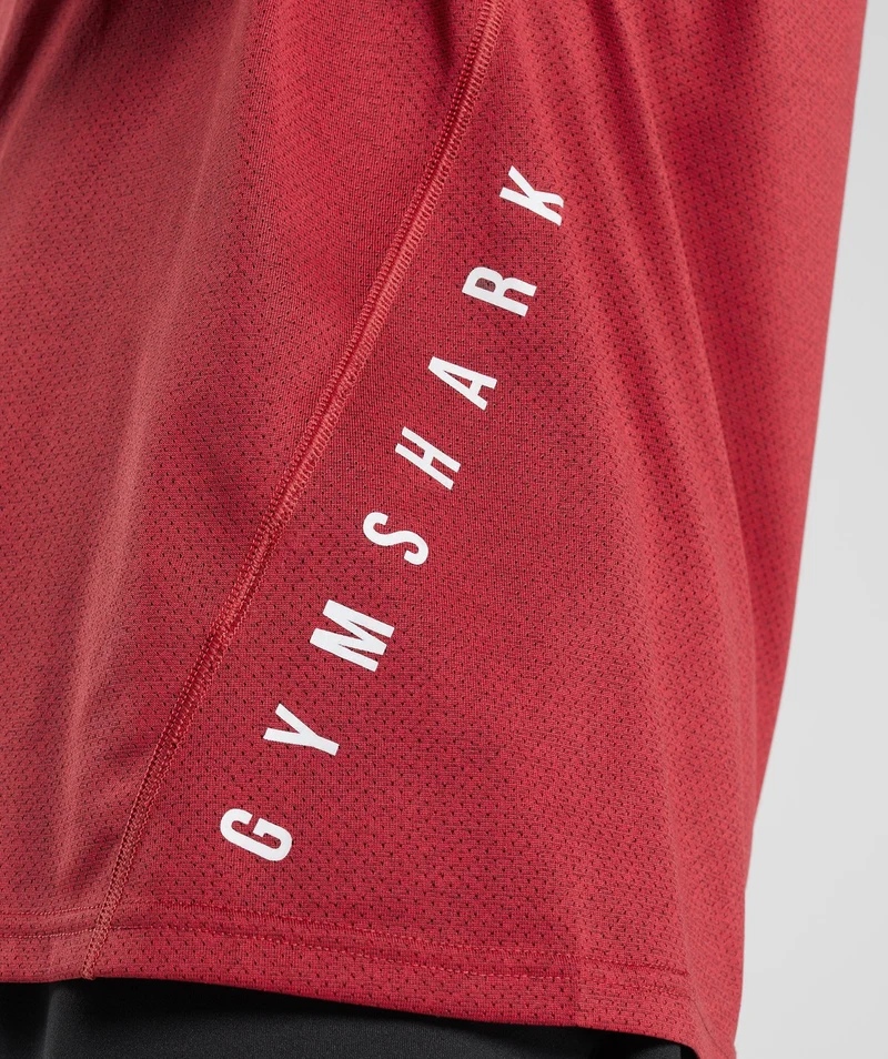 Gymshark Sport Short Sleeve T-Shirt - Red