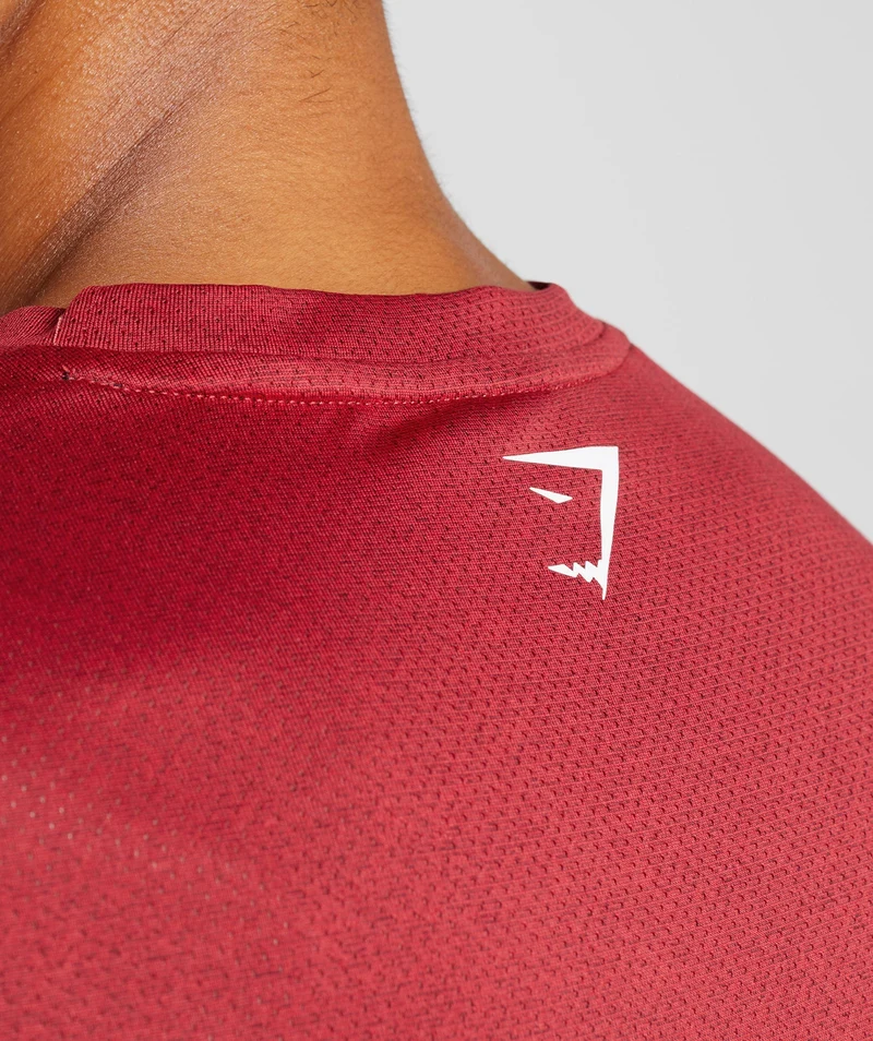 Gymshark Sport Short Sleeve T-Shirt - Red