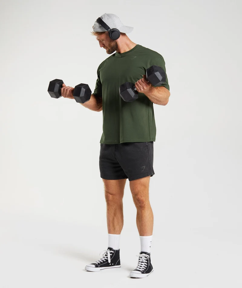 Gymshark Power T-Shirt - Moss Olive