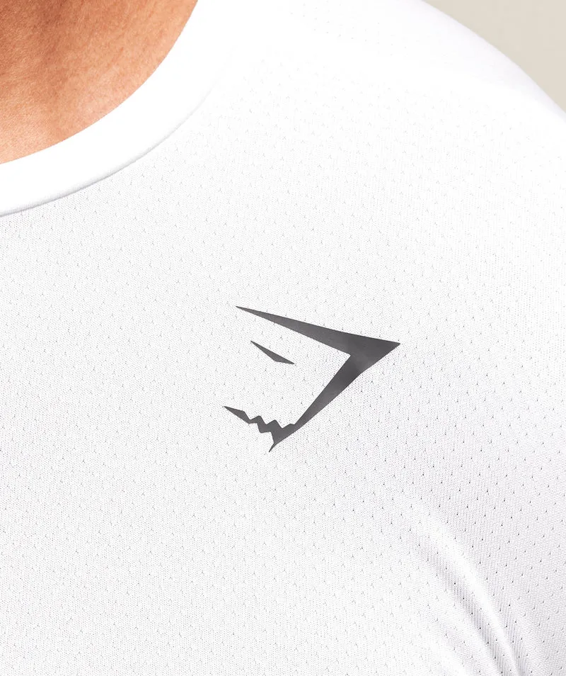 Gymshark Arrival Long Sleeve T-Shirt - White