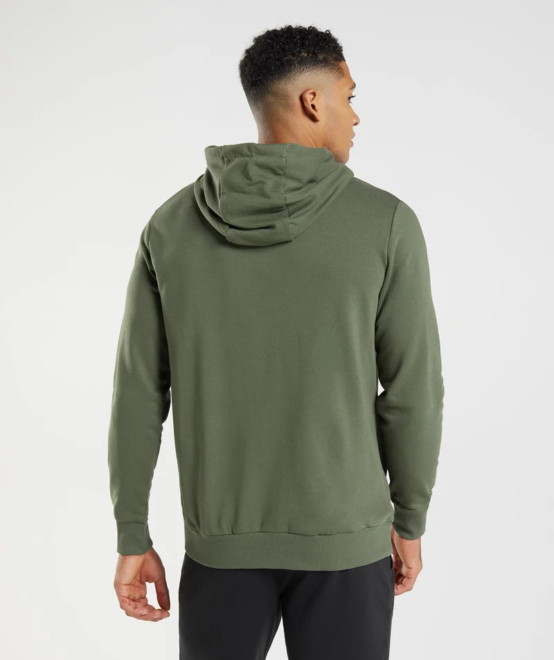 Gymshark Block Hoodie - Core Olive