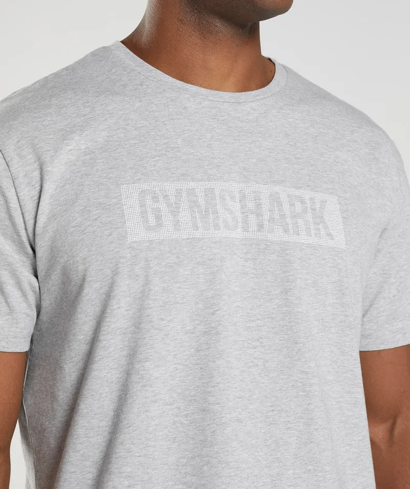 Gymshark Block Short Sleeve T-Shirt - Light Grey Marl
