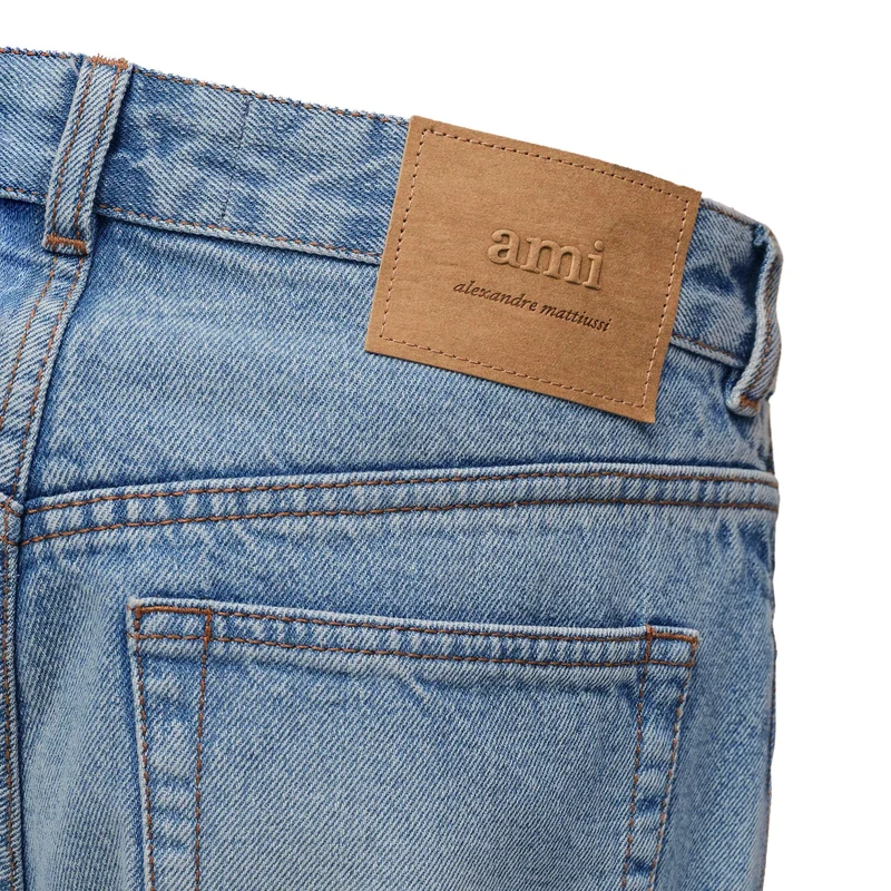 AMI Paris Large Fit Bermuda Shorts