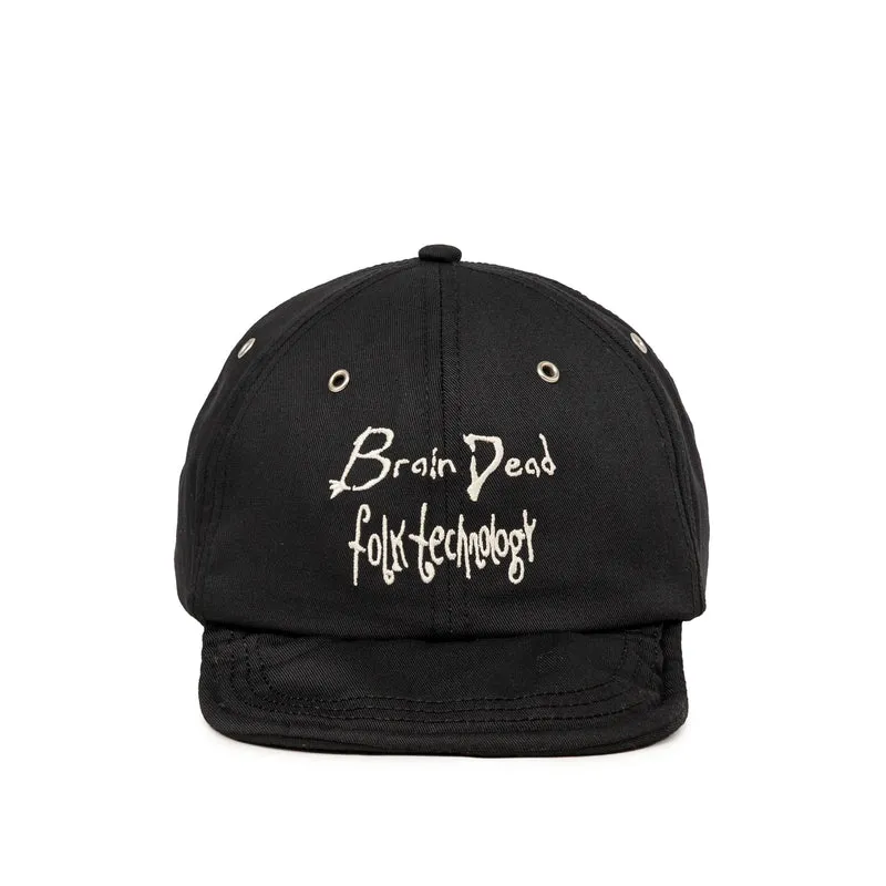Brain Dead Folk Technology Wire Brim 6 Panel Hat