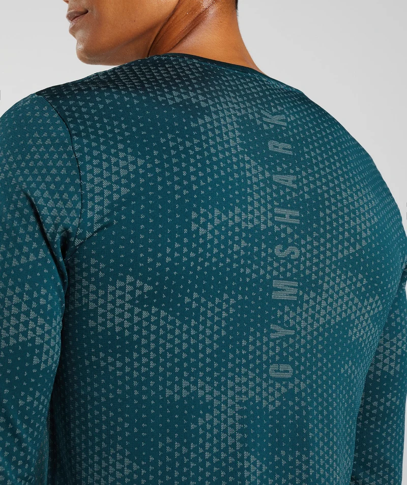 Gymshark Sport Seamless Long Sleeve T-Shirt - Teal