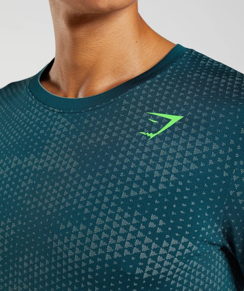 Gymshark Sport Seamless Long Sleeve T-Shirt - Teal