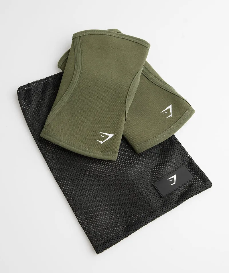 Gymshark Knee Sleeves 3mm - Core Olive