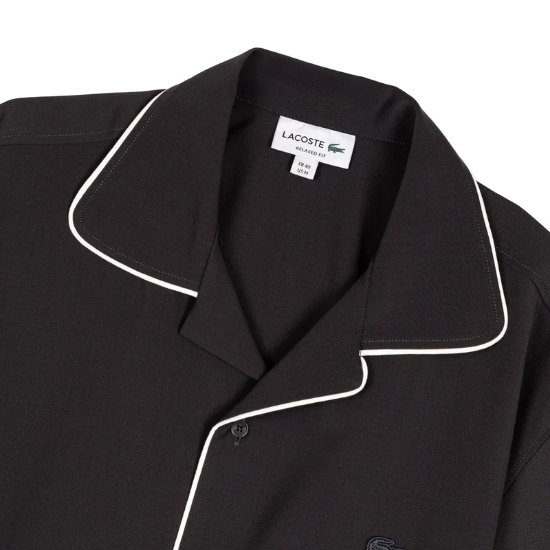 Lacoste Short Sleeved Wool Shirt