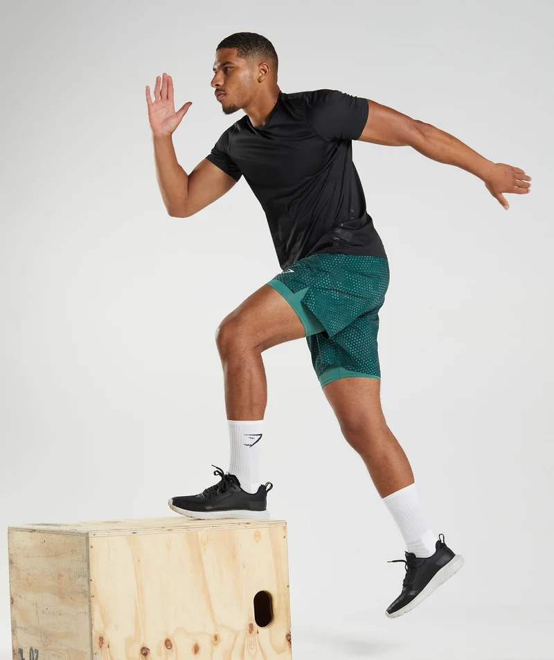 Gymshark Sport Short Sleeve T-Shirt - Black/Black Marl