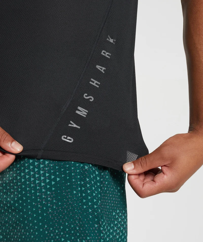 Gymshark Sport Short Sleeve T-Shirt - Black/Black Marl