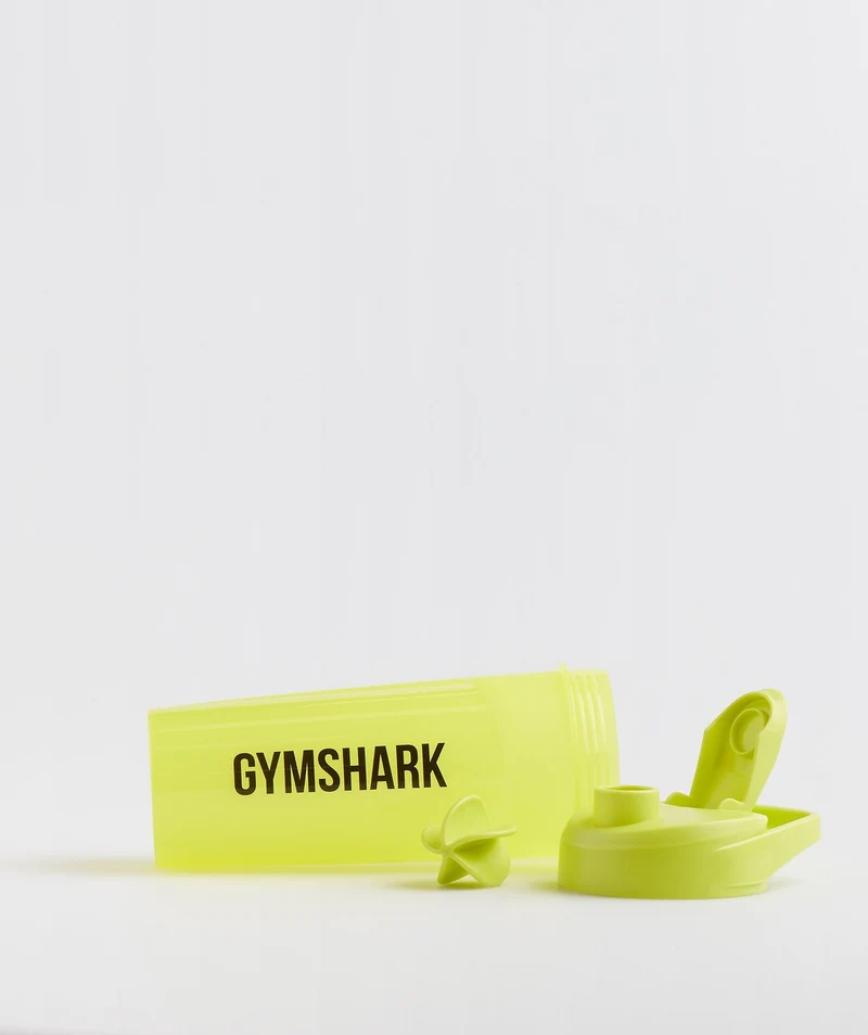 Gymshark Shaker Bottle - Glitch Yellow