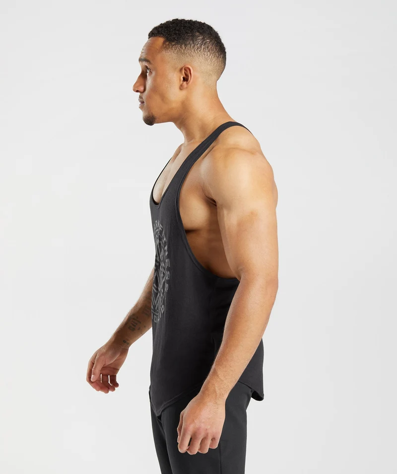 Gymshark x David Laid Stringer - Black