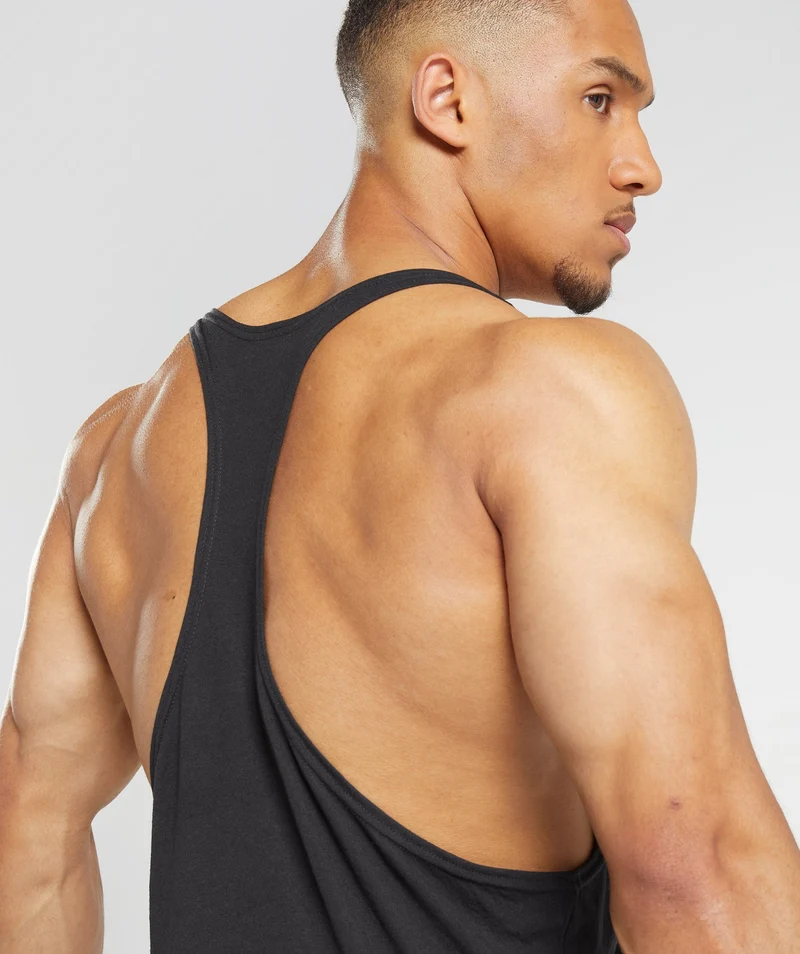 Gymshark x David Laid Stringer - Black