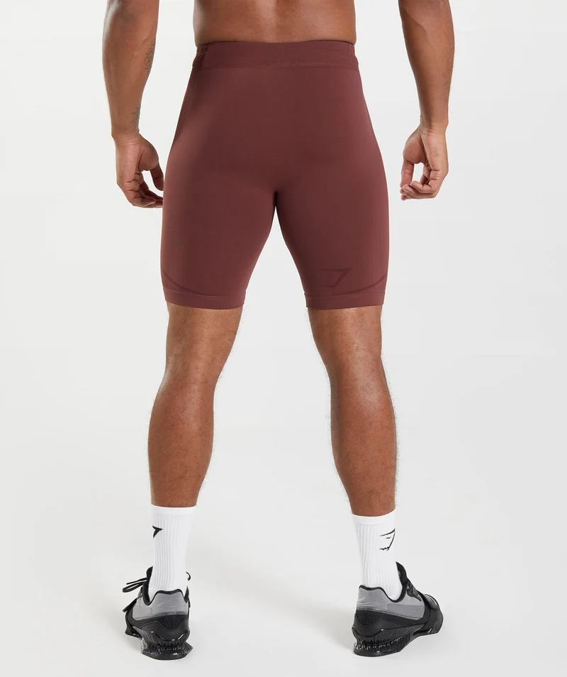 Gymshark 315 Seamless Shorts - Brown
