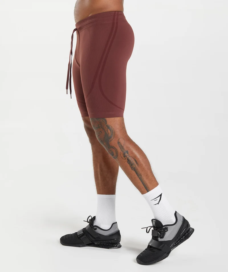 Gymshark 315 Seamless Shorts - Brown