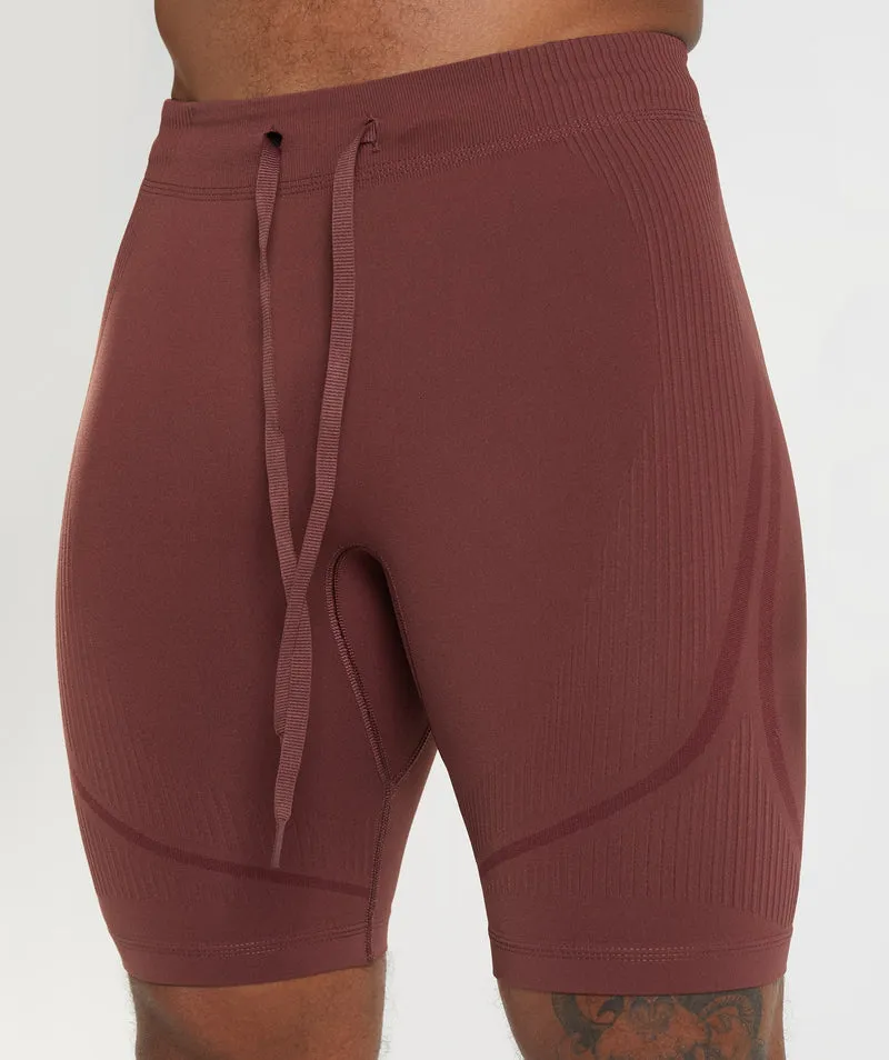 Gymshark 315 Seamless Shorts - Brown