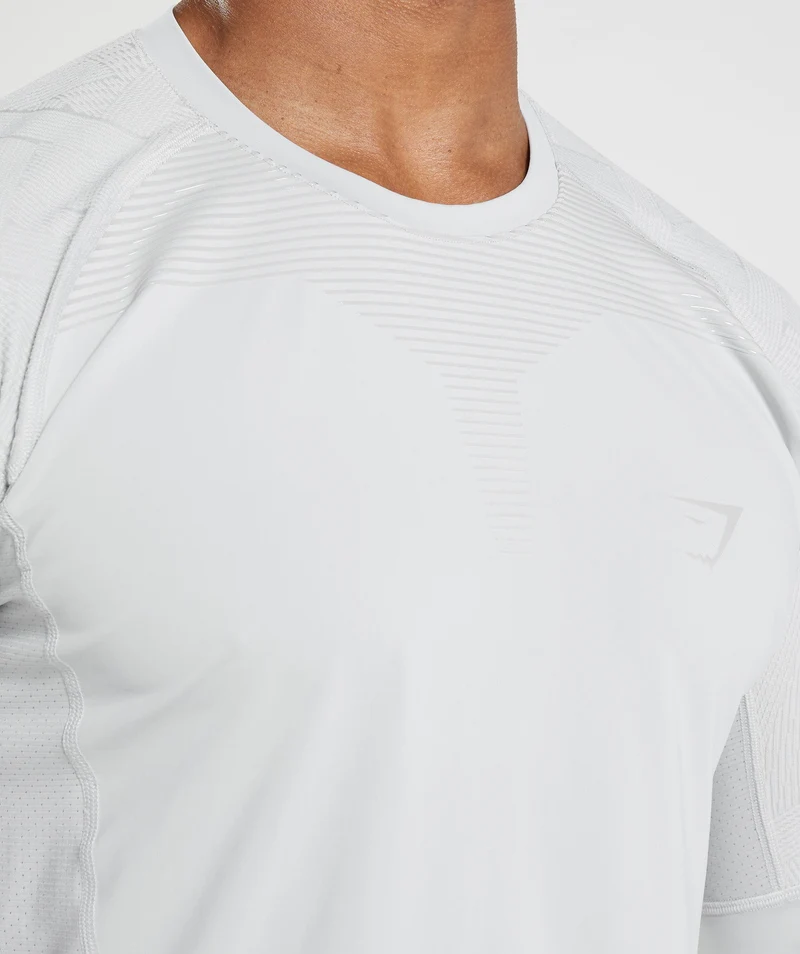 Gymshark 315 Long Sleeve Top - Light Grey