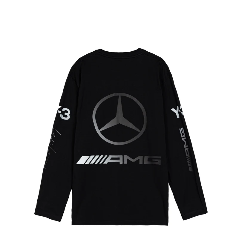 Adidas Y-3 x Mercedes-AMG PETRONAS F1 Team Chaos Logo Long Sleeve Tee