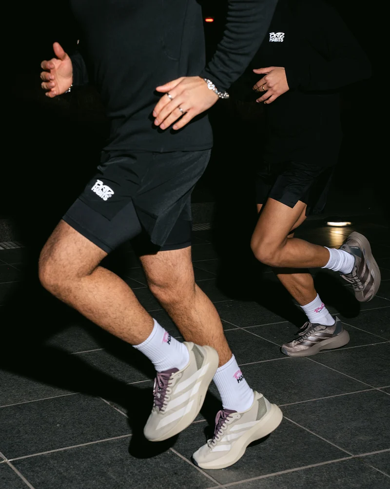 Bad Habits Running Shorts Reflective