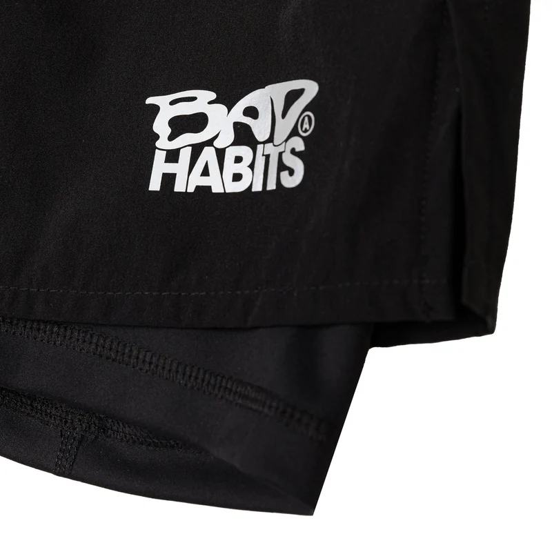 Bad Habits Running Shorts Reflective