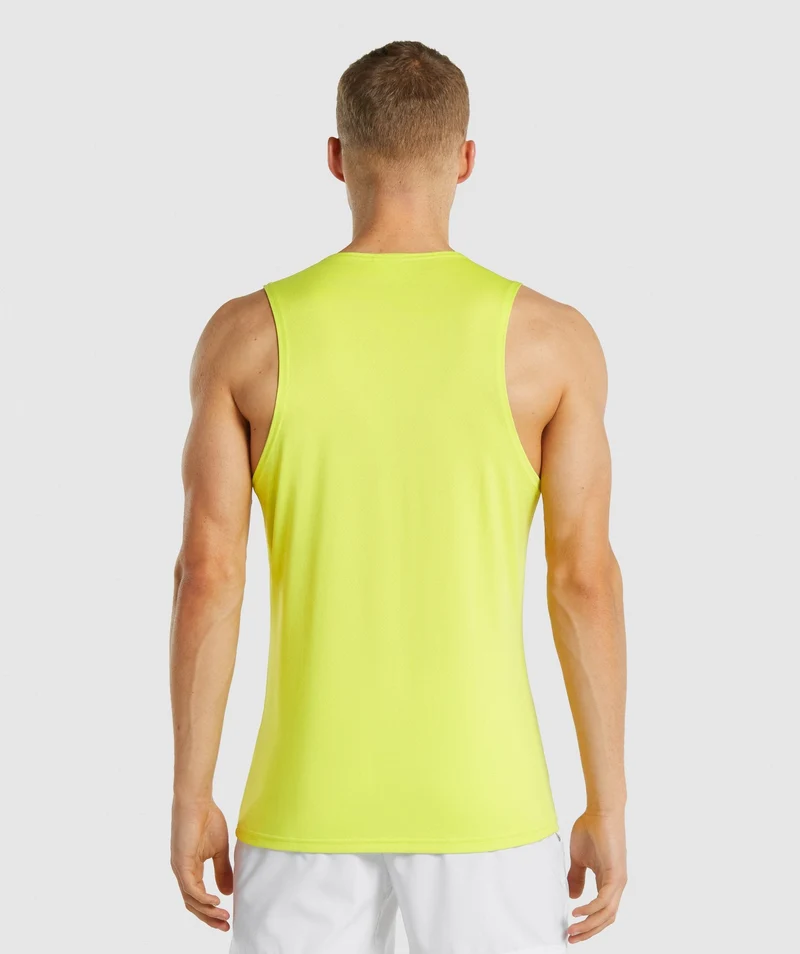 Gymshark Arrival Tank - Glitch Yellow