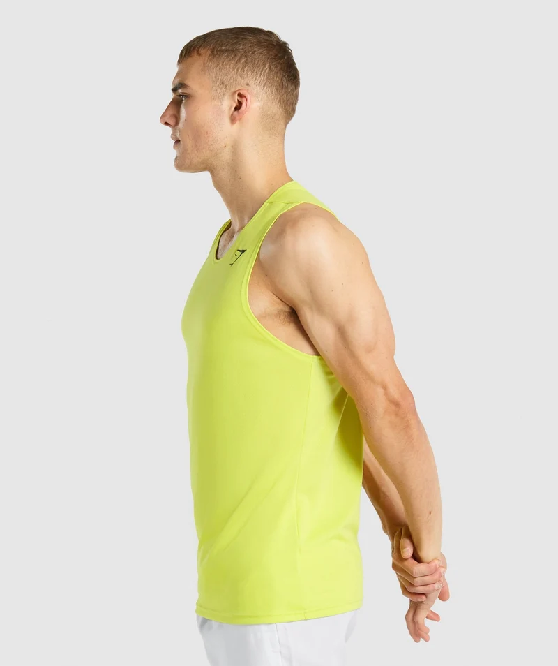 Gymshark Arrival Tank - Glitch Yellow