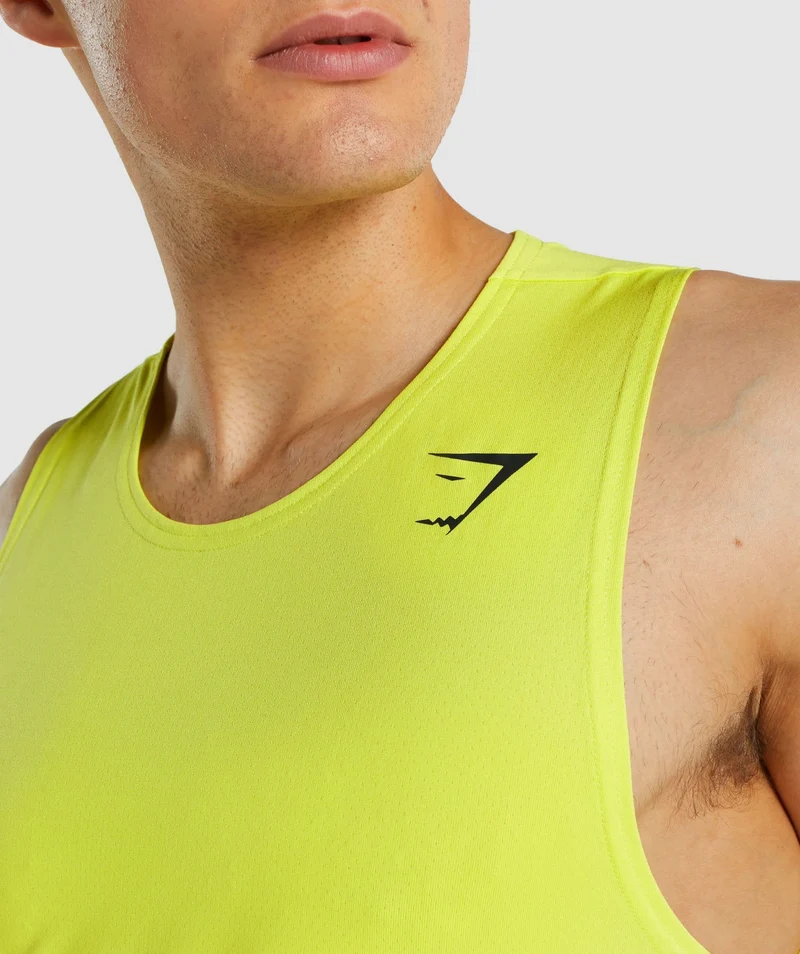 Gymshark Arrival Tank - Glitch Yellow
