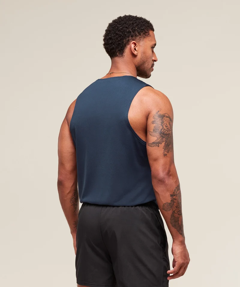 Gymshark Arrival Tank - Navy