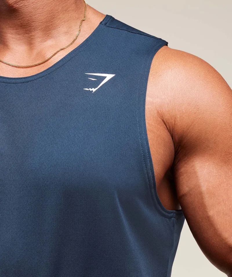 Gymshark Arrival Tank - Navy