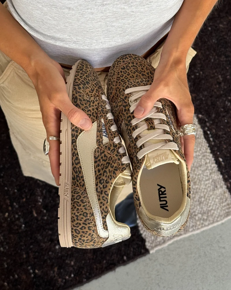 Autry Windspin W *Suede / Leopard*