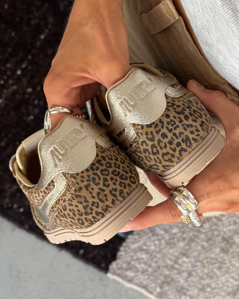 Autry Windspin W *Suede / Leopard*