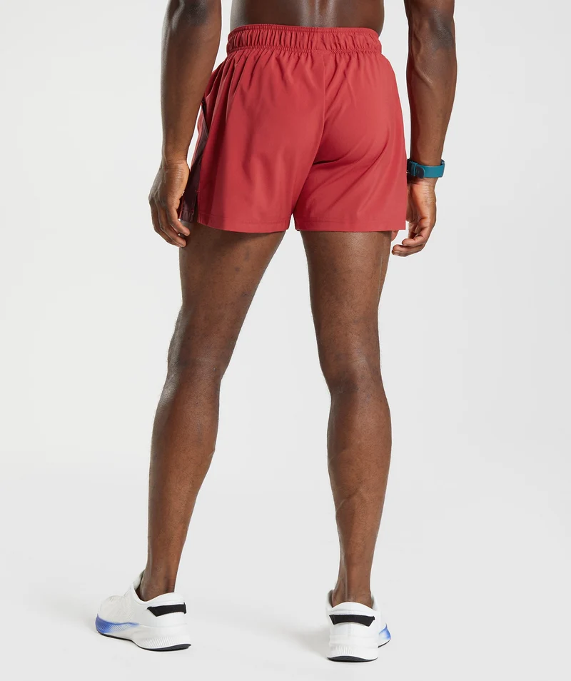 Gymshark Sport 5" Shorts - Salsa Red/Baked Maroon