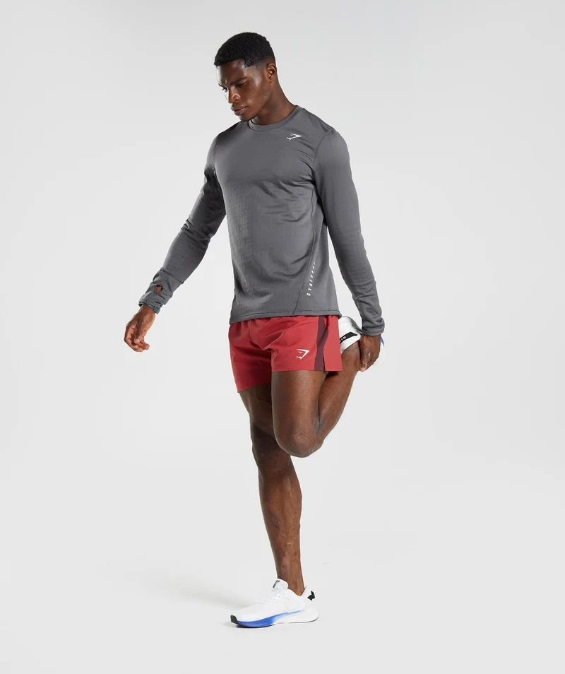 Gymshark Sport 5" Shorts - Salsa Red/Baked Maroon