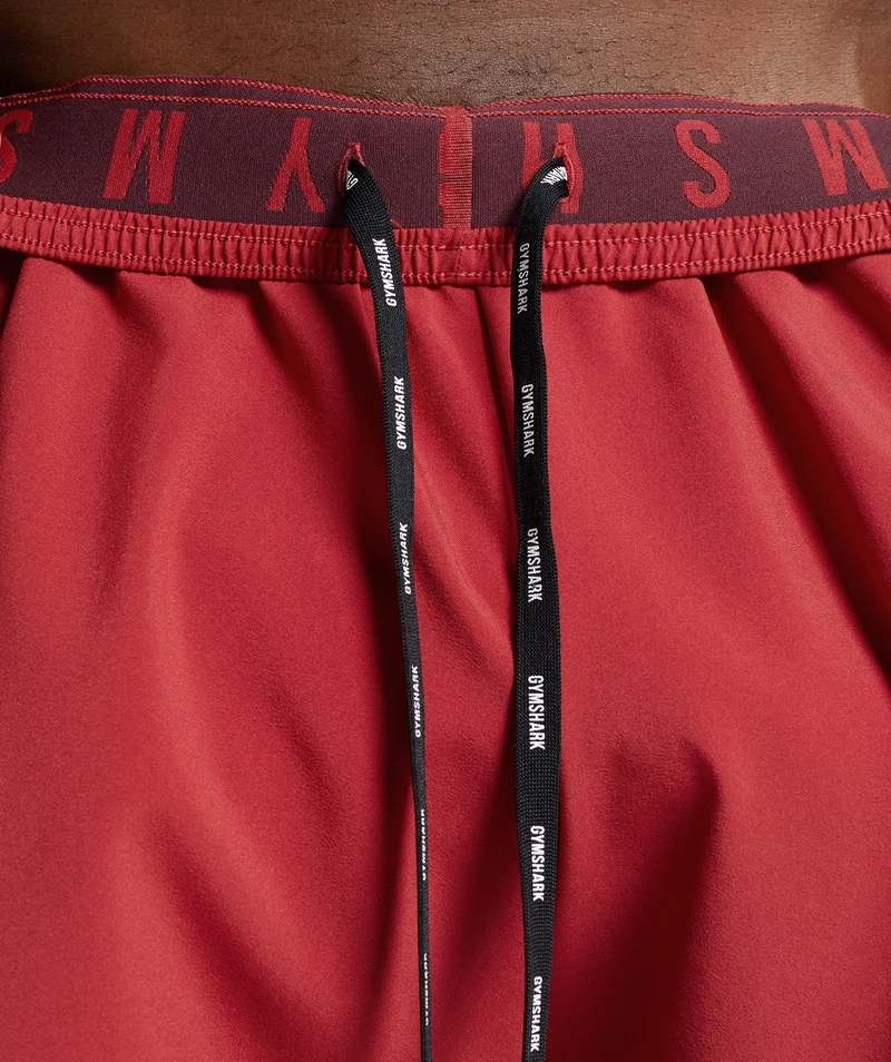 Gymshark Sport 5" Shorts - Salsa Red/Baked Maroon