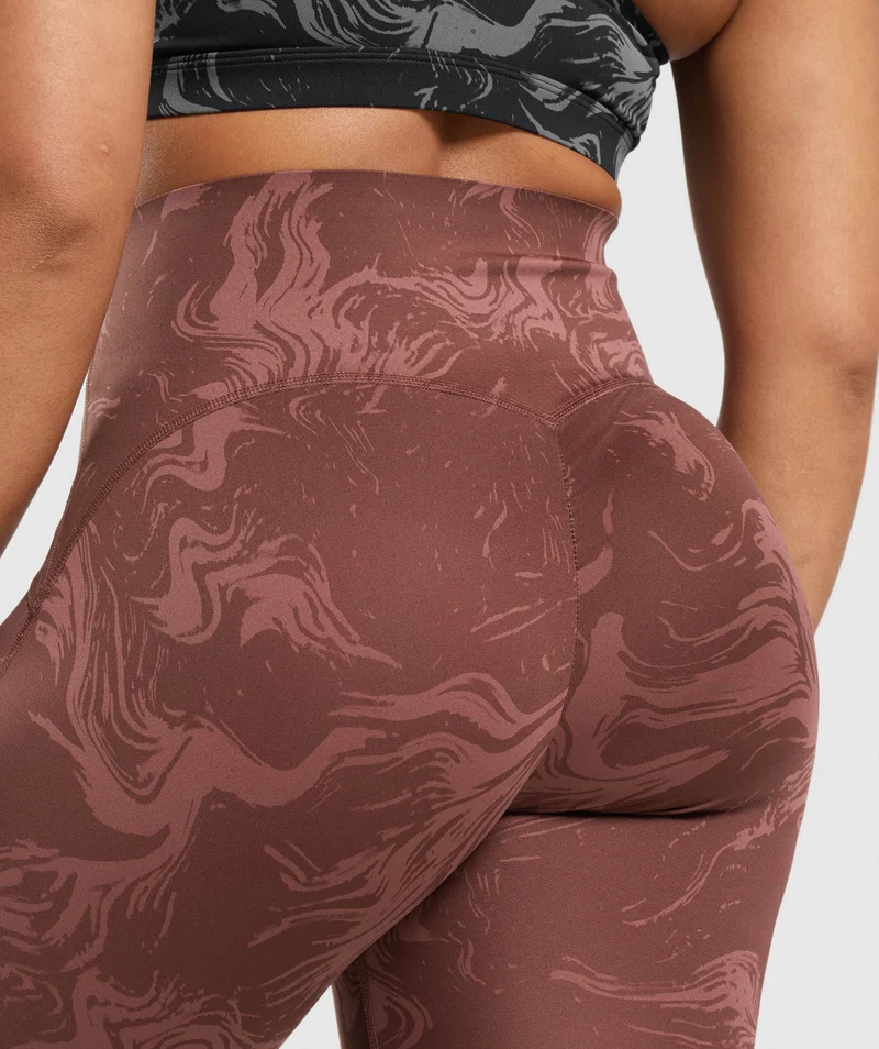 Gymshark Waist Support Leggings - Brown
