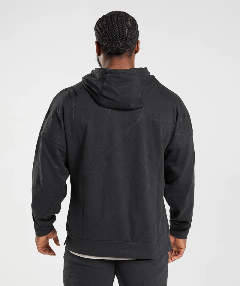 Gymshark Power Zip Hoodie - Black/Black
