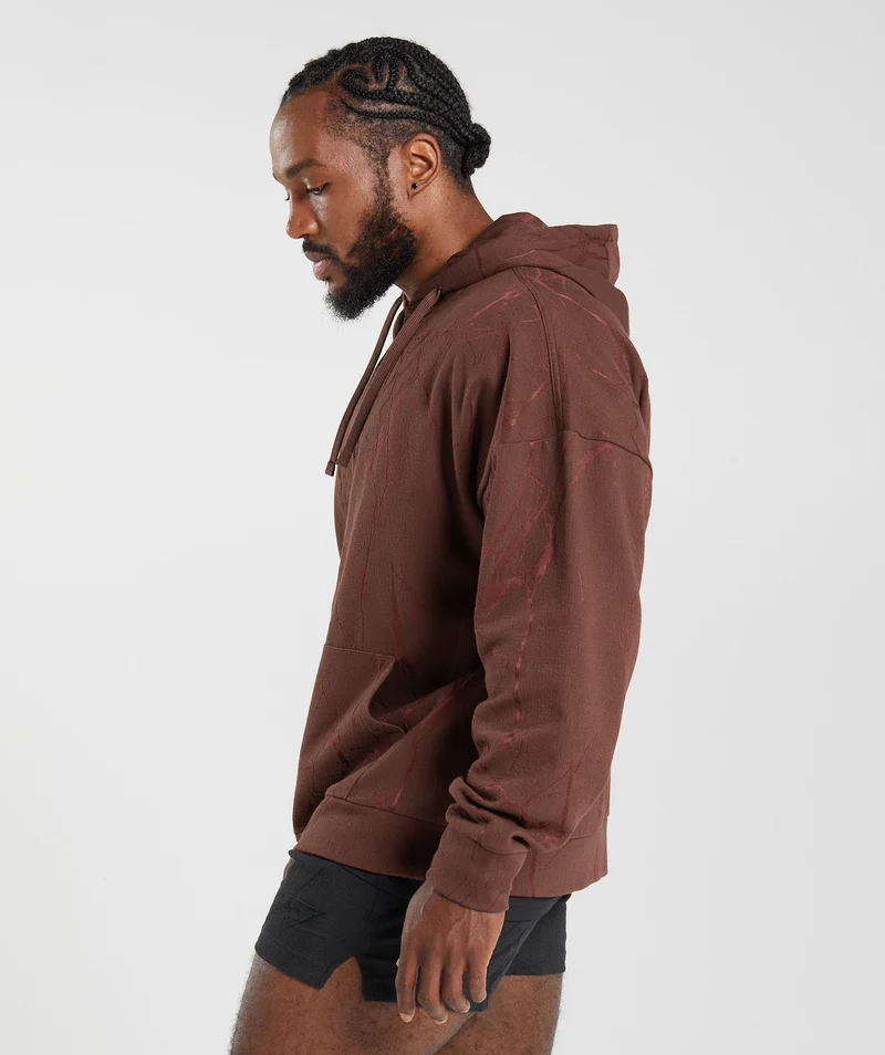 Gymshark Power Zip Hoodie - Cherry Brown