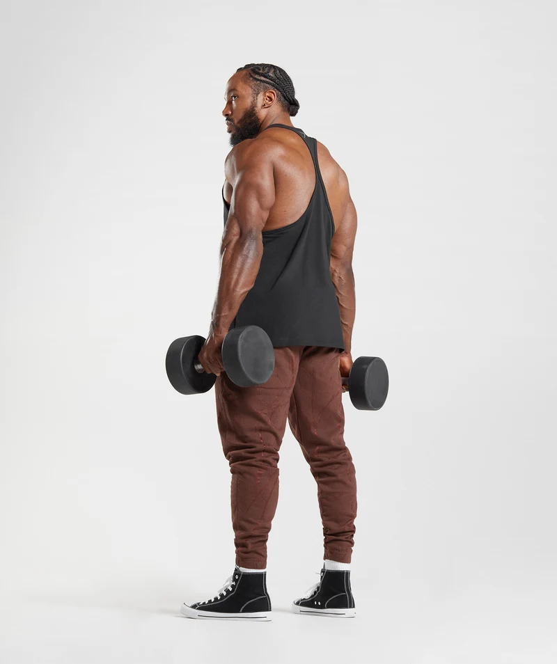 Gymshark Power Joggers - Cherry Brown