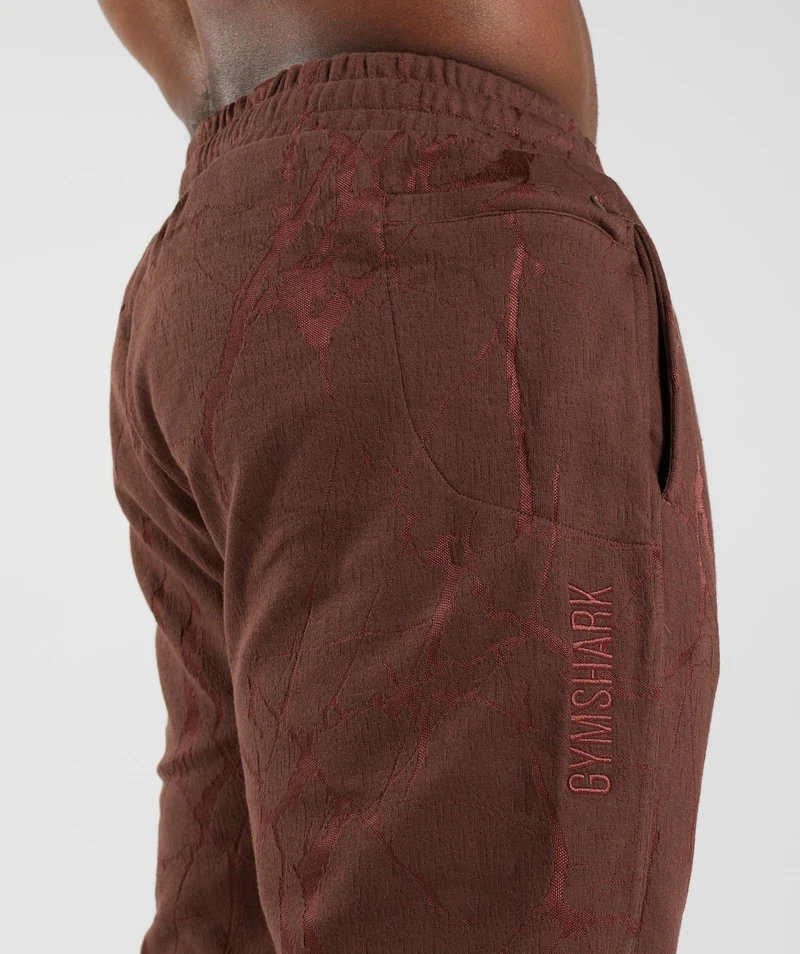 Gymshark Power Joggers - Cherry Brown