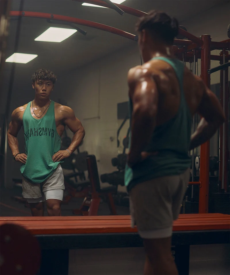 Gymshark Power Stringer - Alpine Green