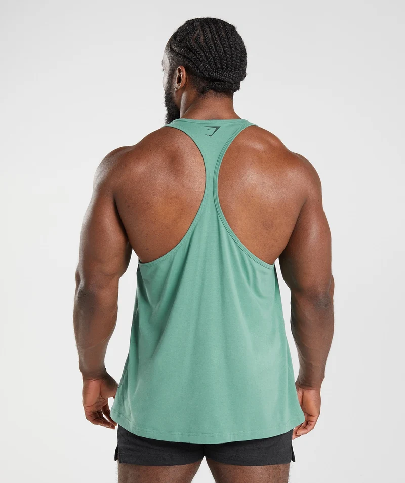 Gymshark Power Stringer - Alpine Green