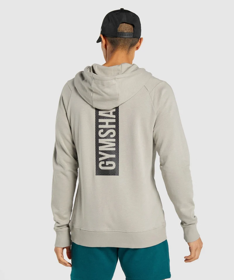 Gymshark Bold Hoodie - Taupe Grey