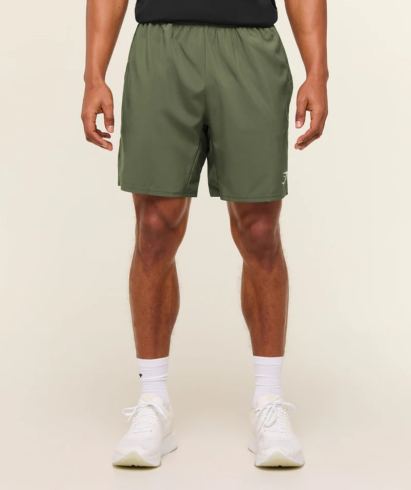Gymshark Arrival 7" Shorts - Core Olive