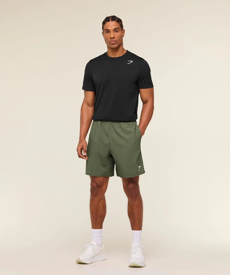 Gymshark Arrival 7" Shorts - Core Olive