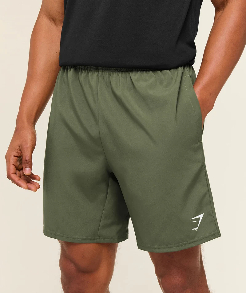 Gymshark Arrival 7" Shorts - Core Olive