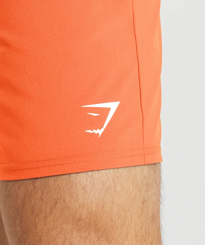 Gymshark Arrival 7" Shorts - Papaya Orange