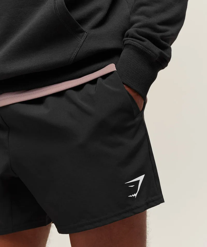 Gymshark Arrival 5" Shorts - Black