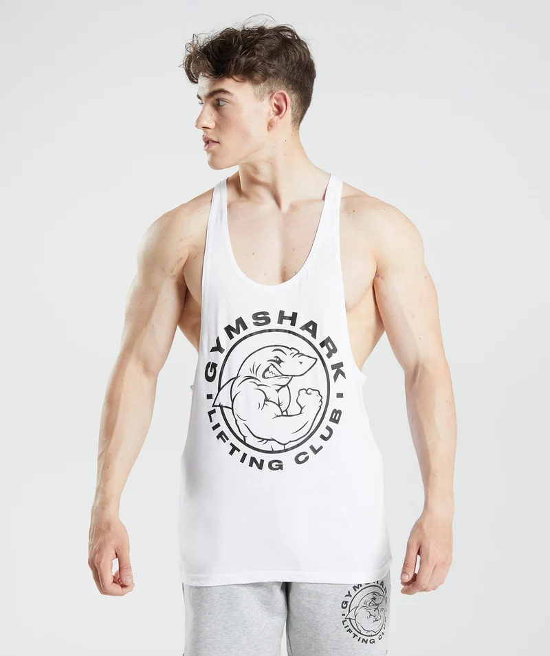 Gymshark Legacy Stringer - White