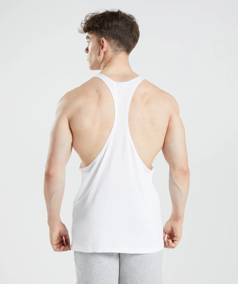 Gymshark Legacy Stringer - White