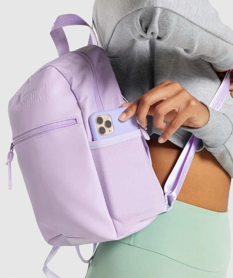 Gymshark Everyday Mini Backpack - Iris Purple